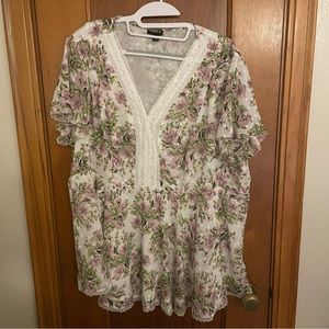 Torrid Floral Blouse